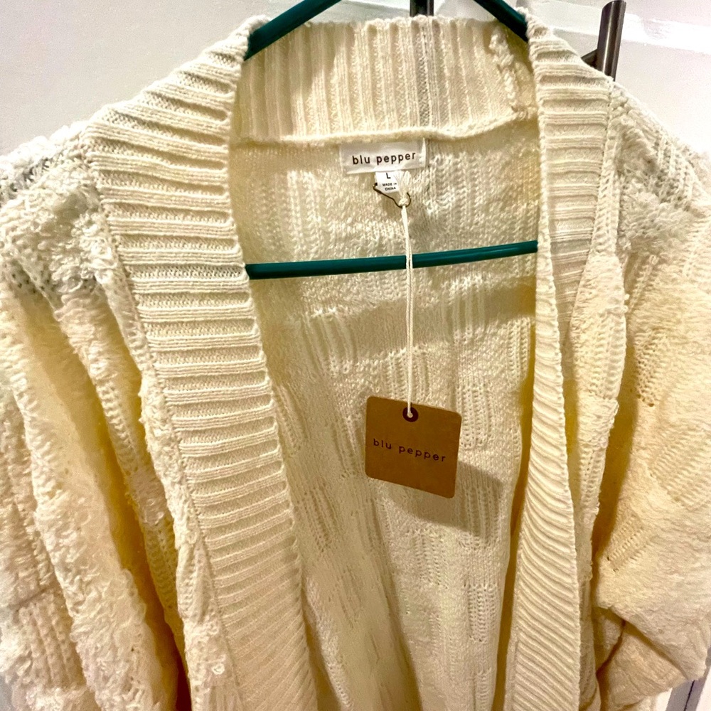 Blu Pepper Woman’s checkered cardigan, size L - Picture 5 of 8